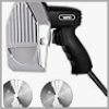 VONCI 80W Commercial Gyro Cutter, Electric Shawarma Knife With 2 Blades, 2600 RPM, 0-8mm Adjustable Thickness.