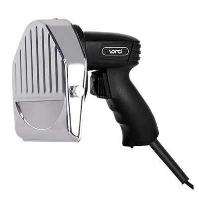 VONCI 80W Commercial Gyro Cutter, Electric Shawarma Knife With 2 Blades, 2600 RPM, 0-8mm Adjustable Thickness.