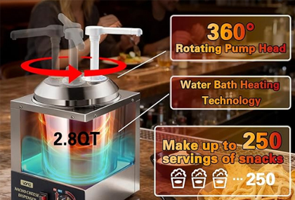 Commercial Nacho Cheese Dispenser for VONCI