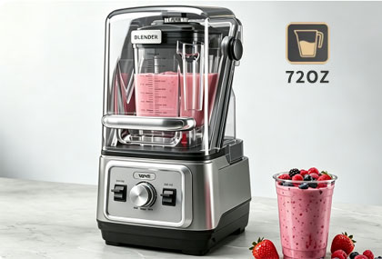 Why Opt for a 72oz Large-Capacity Blender for Home Use?
