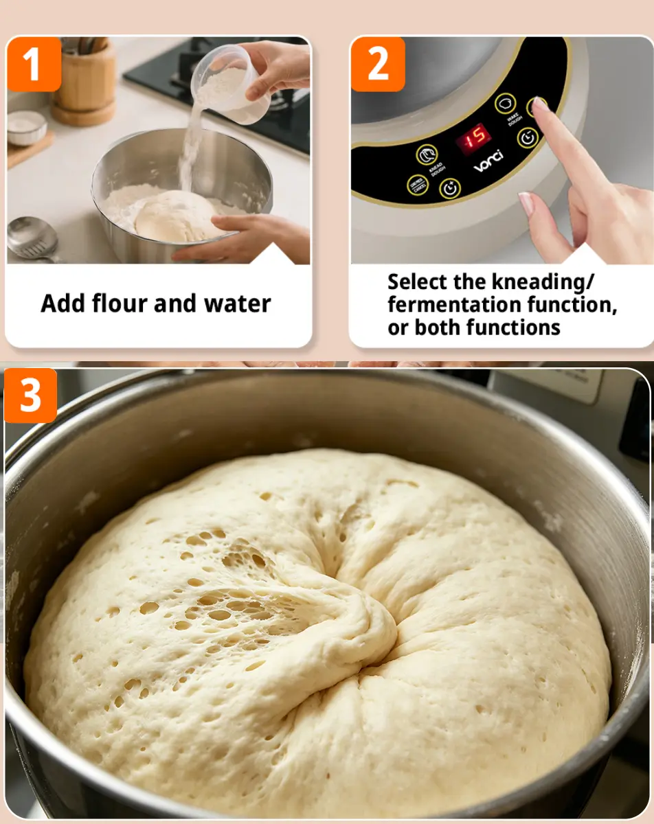 Electric dough-ferment make